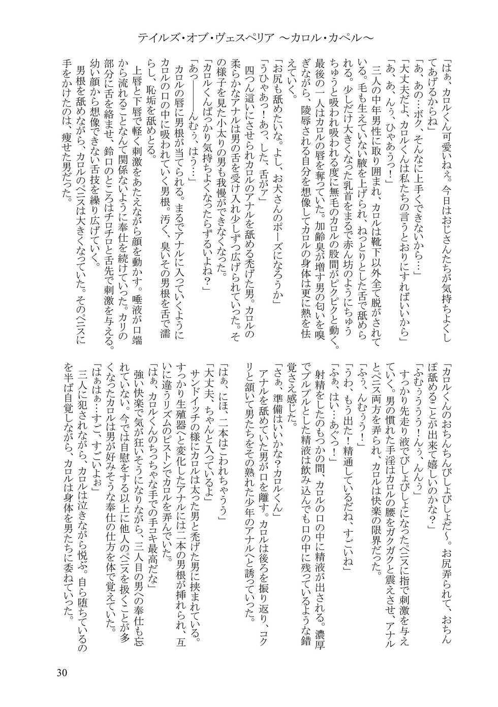 [SPNN (Nanashi, Supa)] Shounen Kankin Kyouiku Manual (Summon Night 3, Cardfight!! Vanguard, Tales of Vesperia) [Digital] - Page 29