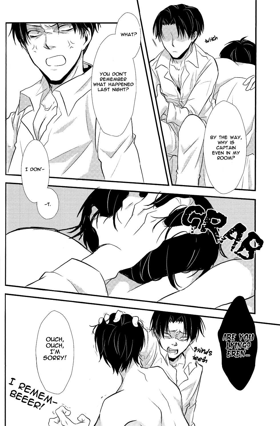 (Kuchikukei!) [SHINGEKI666 (Kitazawa Seiko)] Osake wa Hatachi ni Natte Kara! | Drink after you turn 20 (Shingeki no Kyojin) [English] [KEY AND CRAVAT] - Page 22