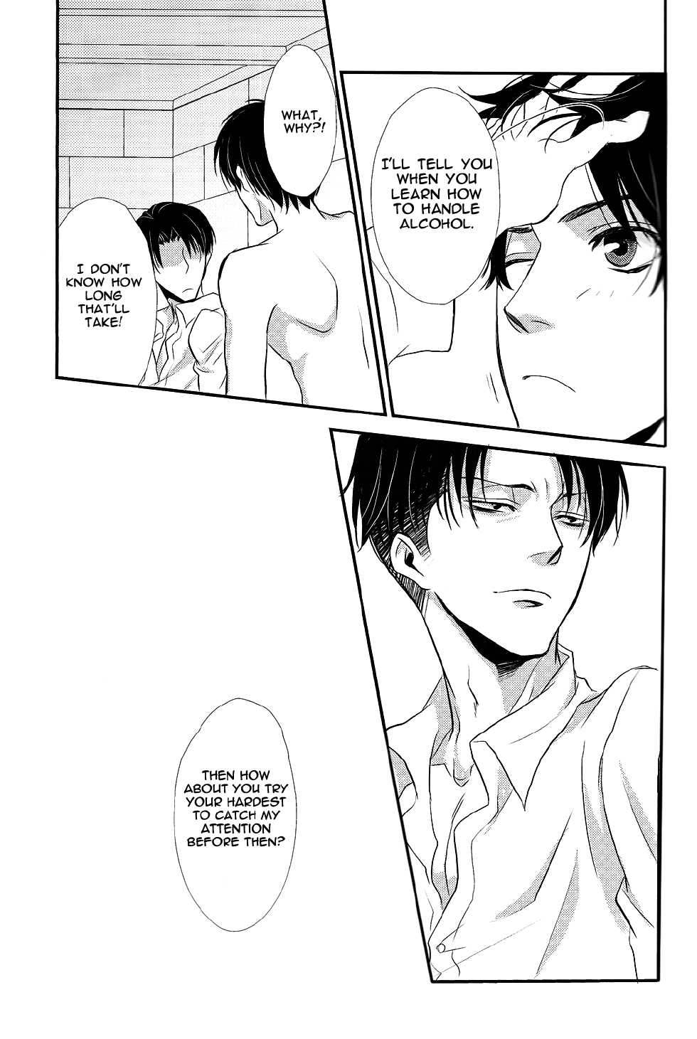 (Kuchikukei!) [SHINGEKI666 (Kitazawa Seiko)] Osake wa Hatachi ni Natte Kara! | Drink after you turn 20 (Shingeki no Kyojin) [English] [KEY AND CRAVAT] - Page 30