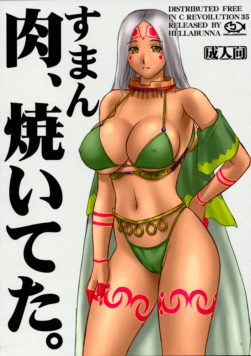[Hellabunna (Iruma Kamiri)]  Comic Market 35 Suman Niku Yaiteta (Illusion A-GA) [Color] - Page 1
