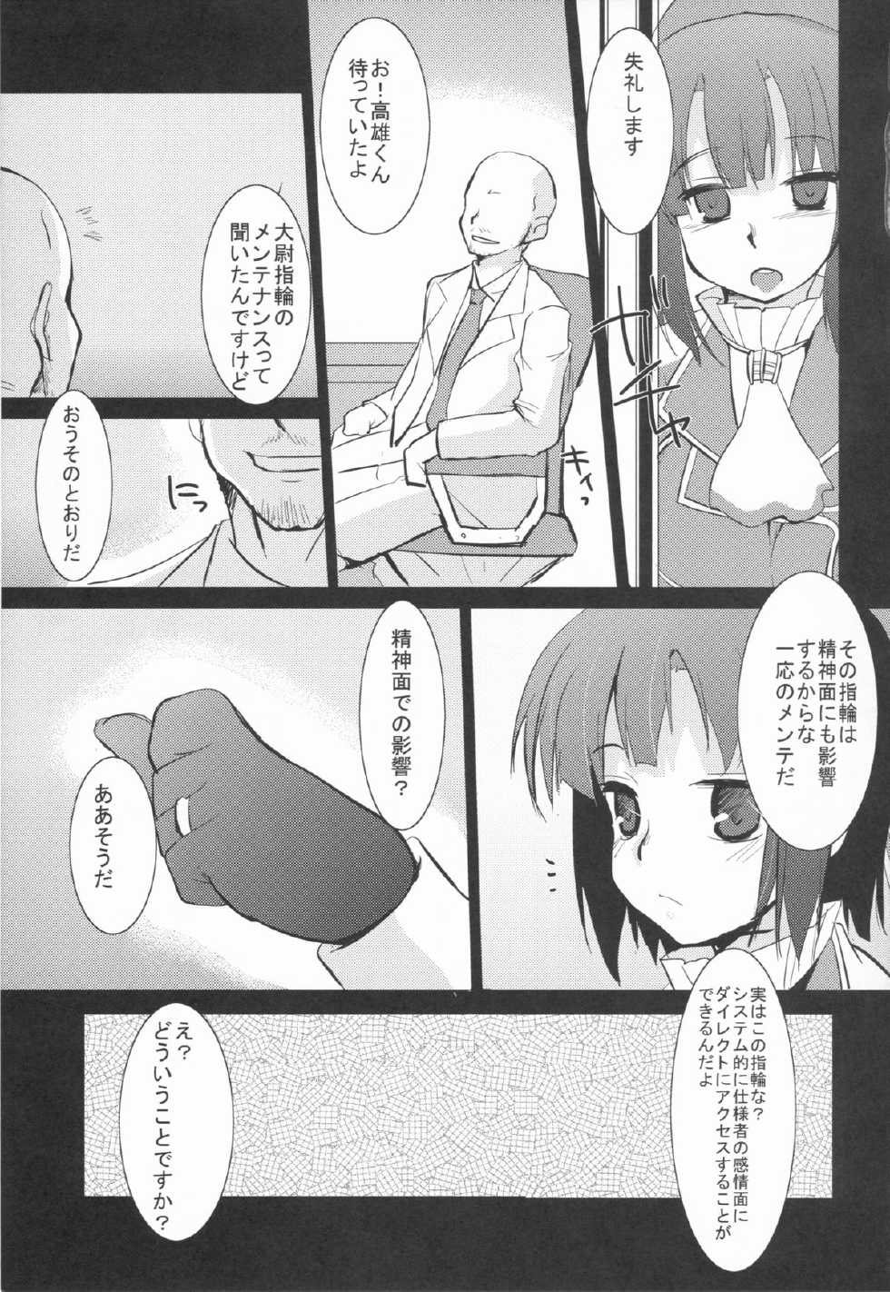 (C86) [Hard Puncher Maniax (Shibahara Gotyo)] Kanmusu Nostalgia (Kantai Collection -KanColle-) - Page 7