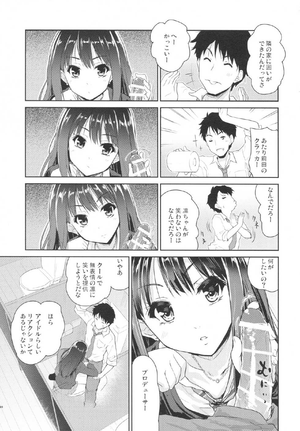 (C86) [Ngmyu (Tohgarashi Hideyu)] Make Me Smile (THE IDOLM@STER Cinderella Girls) - Page 4