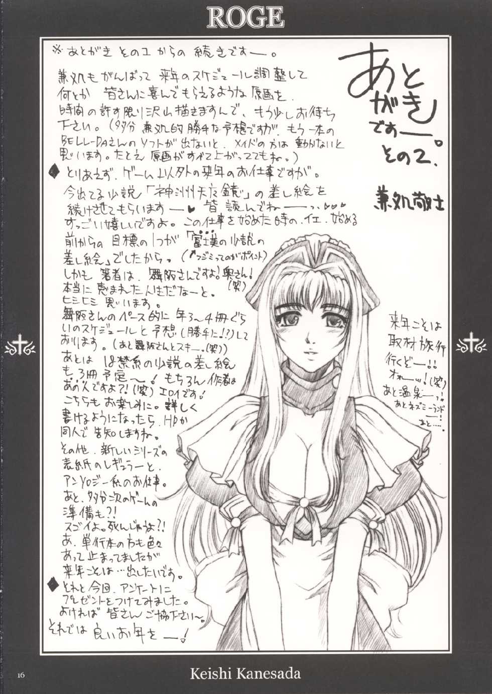 (C63) [NOUZUI MAJUTSU (Kanesada Keishi)] ROGE - Page 17