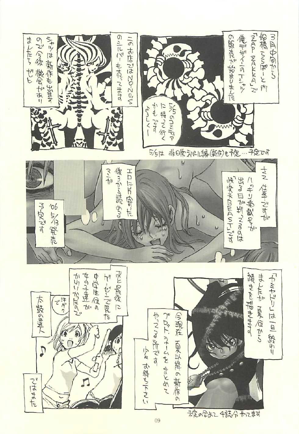 (C75) [NOUZUI MAJUTSU, NO-NO'S (Kawara Keisuke, Kanesada Keishi)] Nouzui Kawaraban Hinichijoutekina Nichijou IV - Page 8