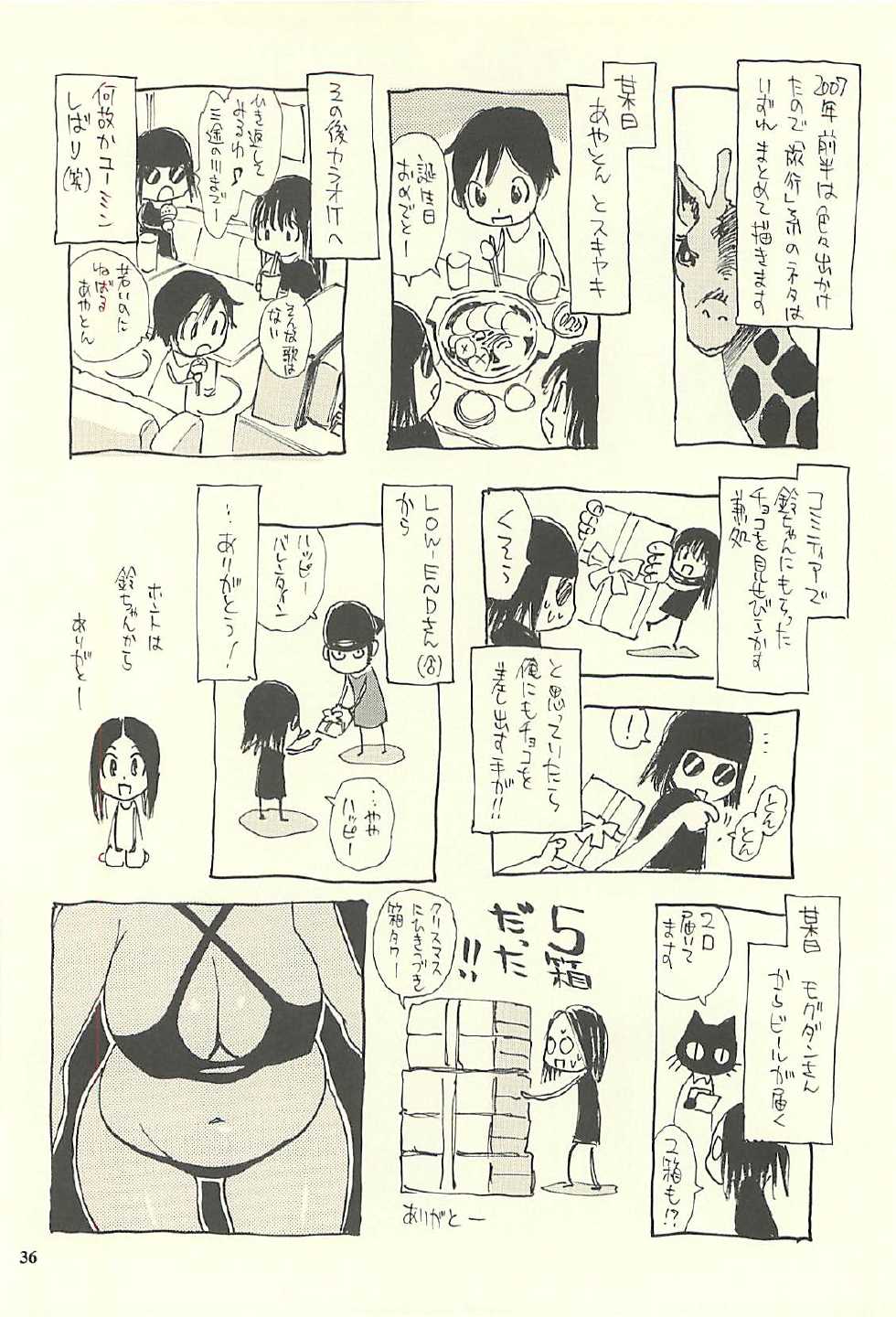 (C75) [NOUZUI MAJUTSU, NO-NO'S (Kawara Keisuke, Kanesada Keishi)] Nouzui Kawaraban Hinichijoutekina Nichijou IV - Page 35