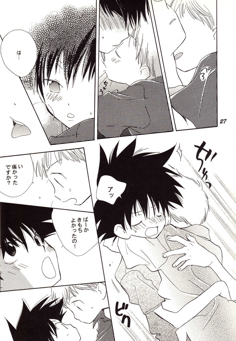 (C60) [SUMMER CHILD (Gin Kemeko)] Acchi Muite Hoi Kocchi Muite Chu (Digimon Adventure) - Page 27