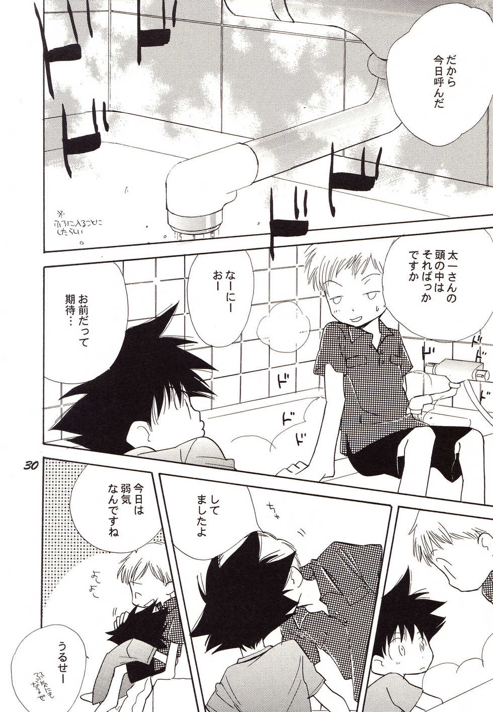 (C60) [SUMMER CHILD (Gin Kemeko)] Acchi Muite Hoi Kocchi Muite Chu (Digimon Adventure) - Page 30