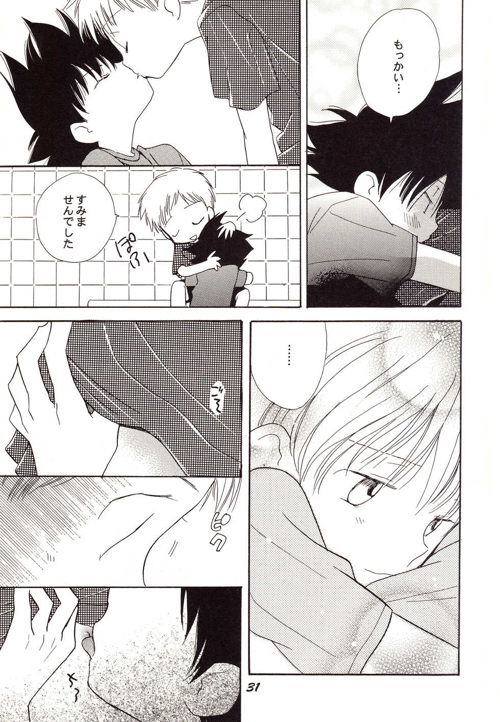 (C60) [SUMMER CHILD (Gin Kemeko)] Acchi Muite Hoi Kocchi Muite Chu (Digimon Adventure) - Page 31