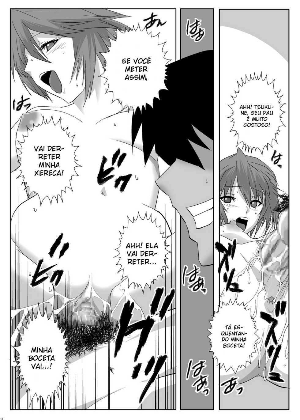 [Kamoro-Sa-Z (Oobanburumai)] Kapuchuu to Vampire (Rosario + Vampire) [Portuguese-BR] [BartSSJ] [Digital] - Page 18
