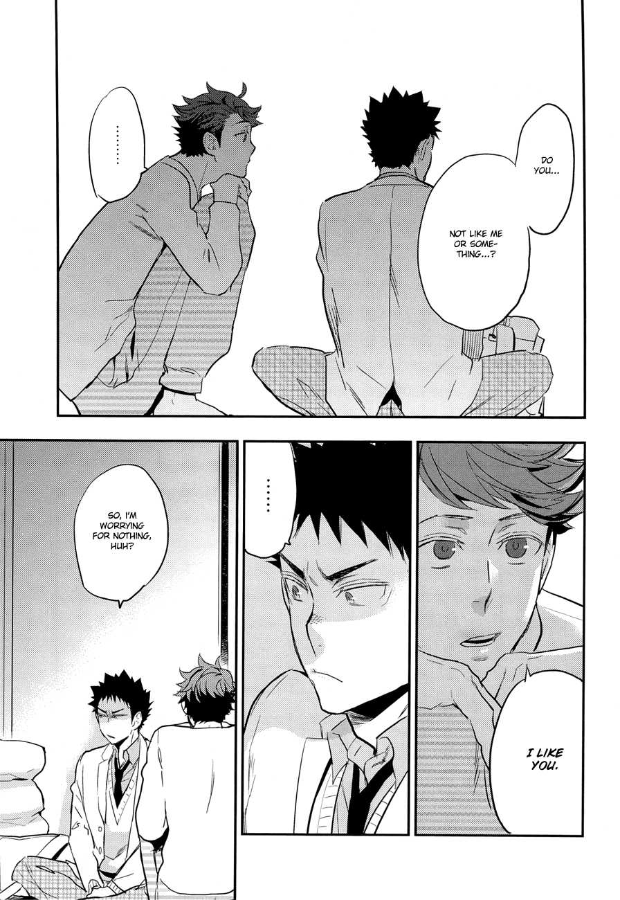 (C85) [Cinnamon (Macho)] Nigakute Amai (Haikyuu!!) [English] [Baka Dumb Aho Scans] - Page 14