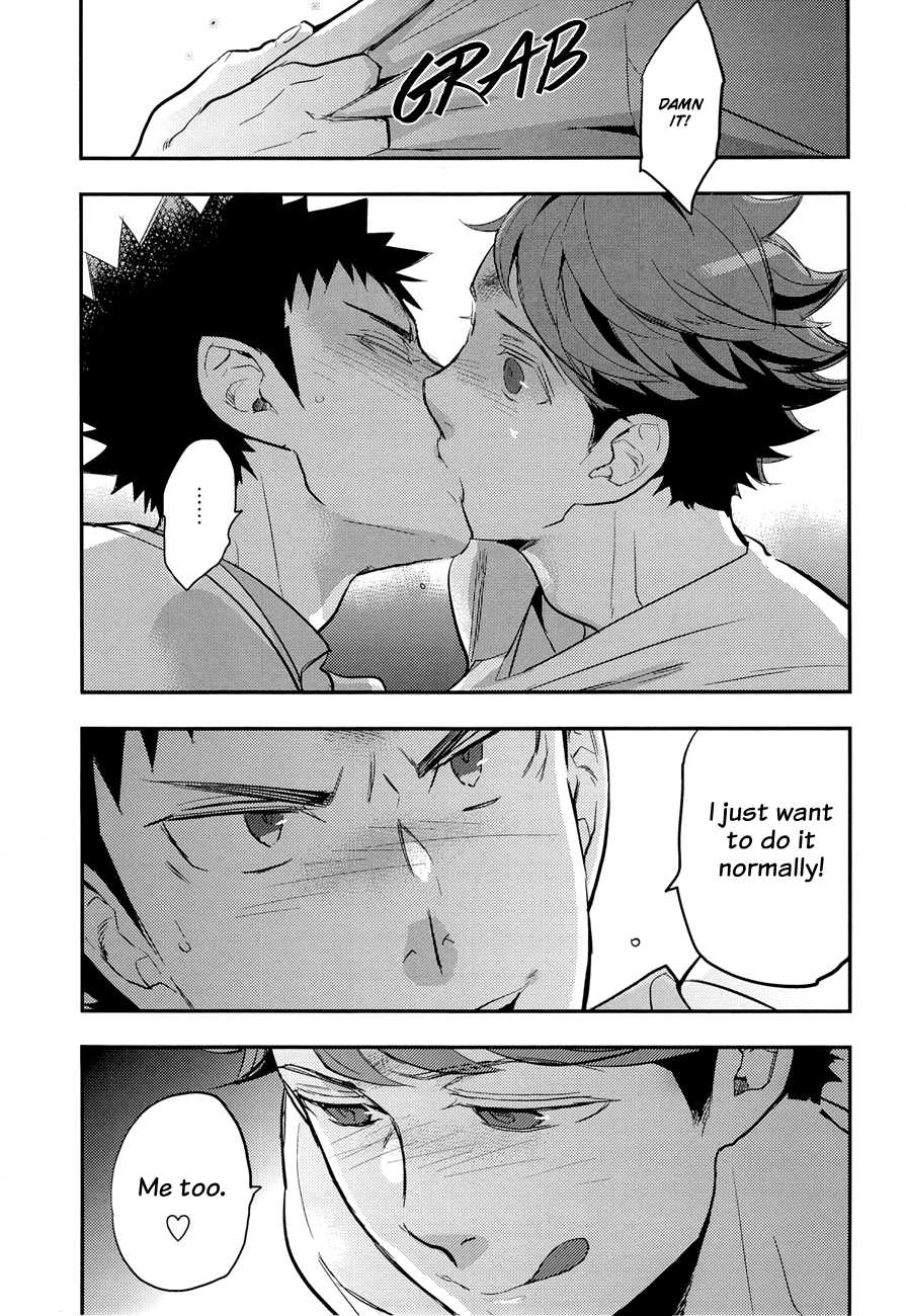 (C85) [Cinnamon (Macho)] Nigakute Amai (Haikyuu!!) [English] [Baka Dumb Aho Scans] - Page 24