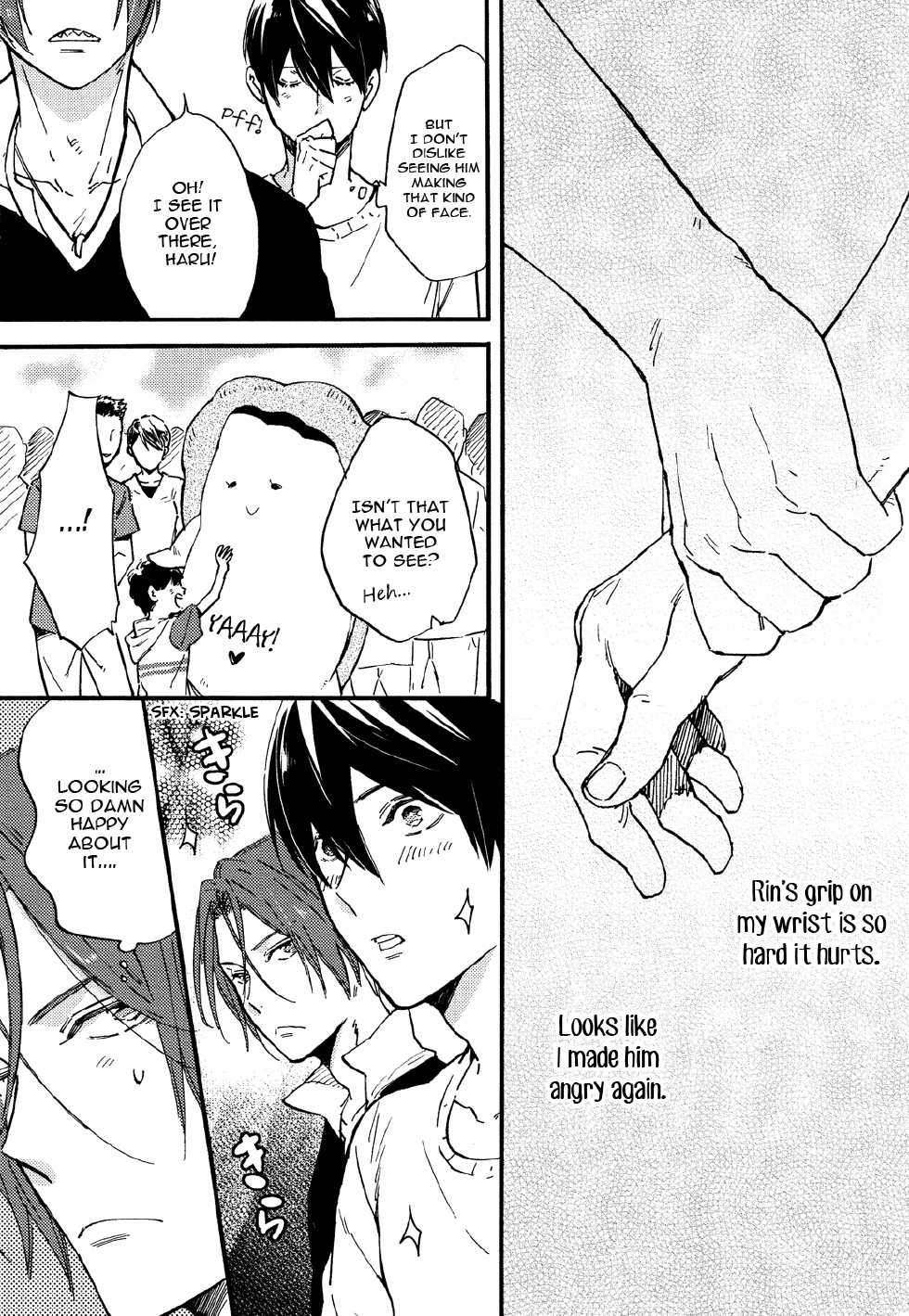 (SUPER23) [KANGAROO KICK (Takagi Takumi)] Same to Iruka no Dokusenyoku (Free!) [English] [Ikemen Scans] - Page 14