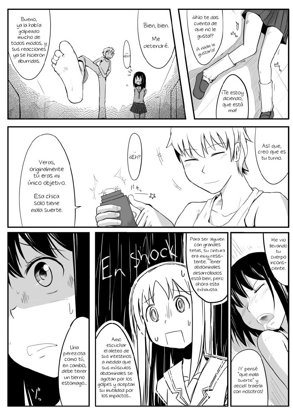 [nnS] Manga About Viciously Beating Osaka’s Stomach [Spanish] =Keta-I no Fansub= - Page 5