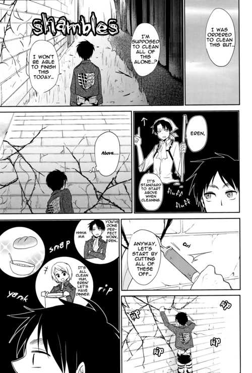 (HaruCC19) [Yureika (Tsumugi)] Eren-kun no Tabou na Ichinichi | Eren’s Busy Day (Shingeki no Kyojin) [English] [angel-in-a-teecup] - Page 3