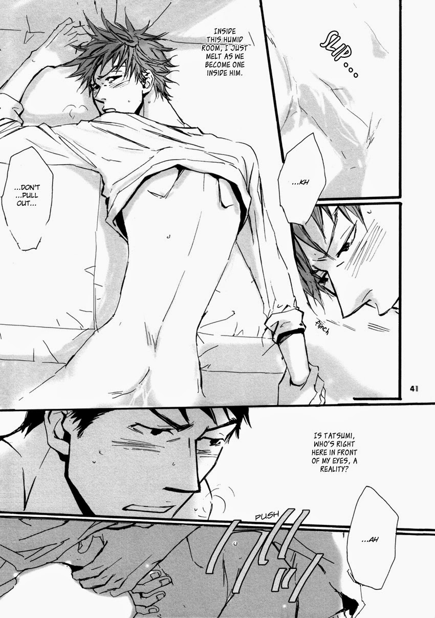 [unoderi (Unohana Iroha, Unohana Tsukuba)] Ai to Hana to Heiwa no Kankin (Giant Killing) [English] {Blue Spring Scans} - Page 40