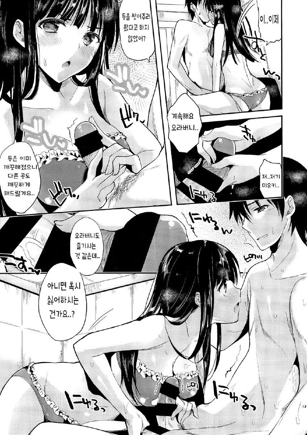 (C85) [Kawaisounako (Ichino, Yuyu)] Deep Snow 4 (Mahouka Koukou no Rettousei) [Korean] - Page 12