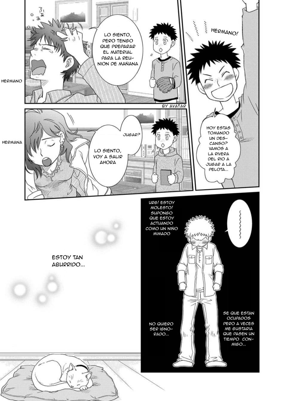 (Shota Scratch Special Shota Petit) [Blue Drop (Guri)] Tennen Shikou Salvage (Ookiku Furikabutte) [Spanish] [Avatar-kun] - Page 34