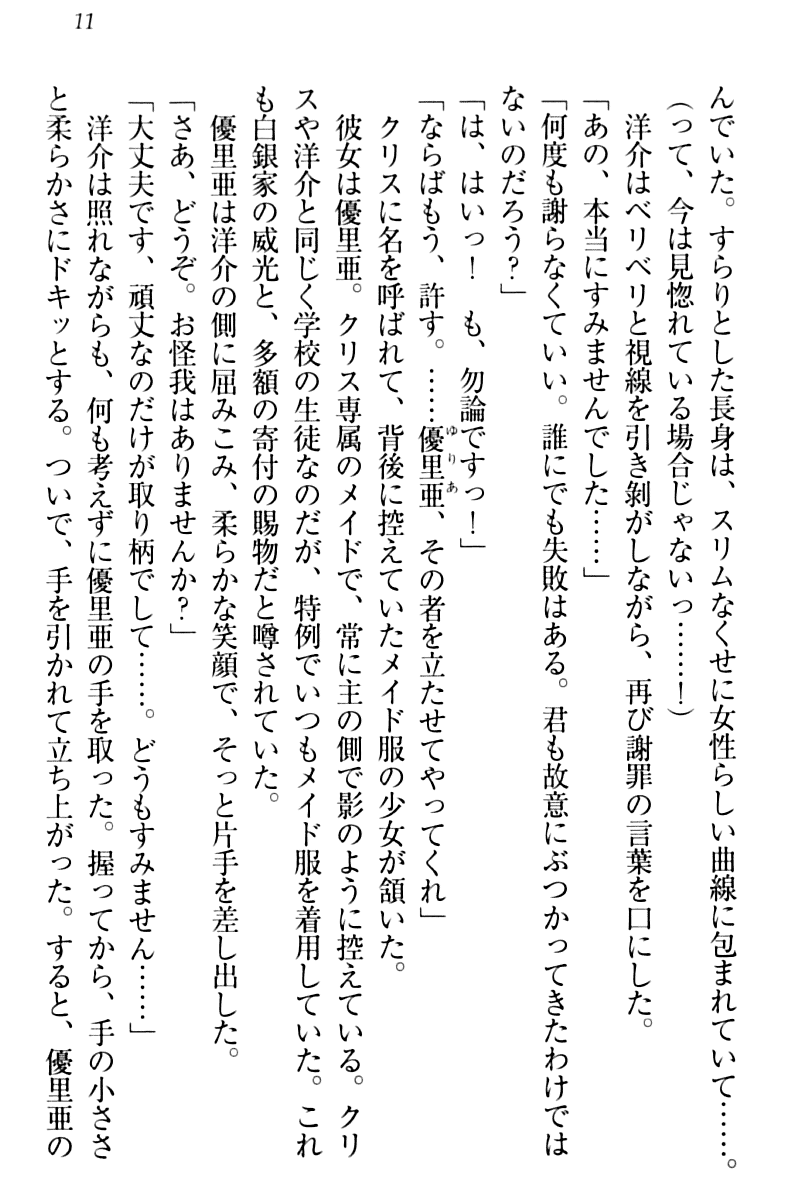 [Hiei Murasaki, Ozawa Akifumi] Shirogane no Ojousama to Shihai no Cloth - Page 21