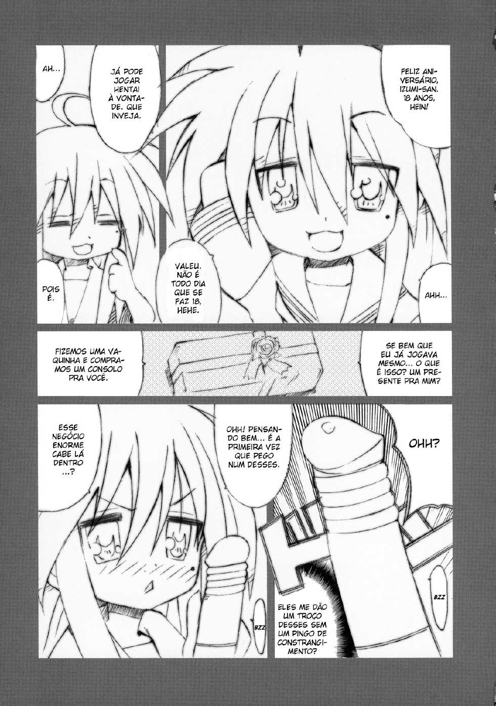 (C72) [MGW (Isou Doubaku)] Reasuta - Rare & Status (Lucky Star) [Portuguese-BR] [BartSSJ] - Page 20