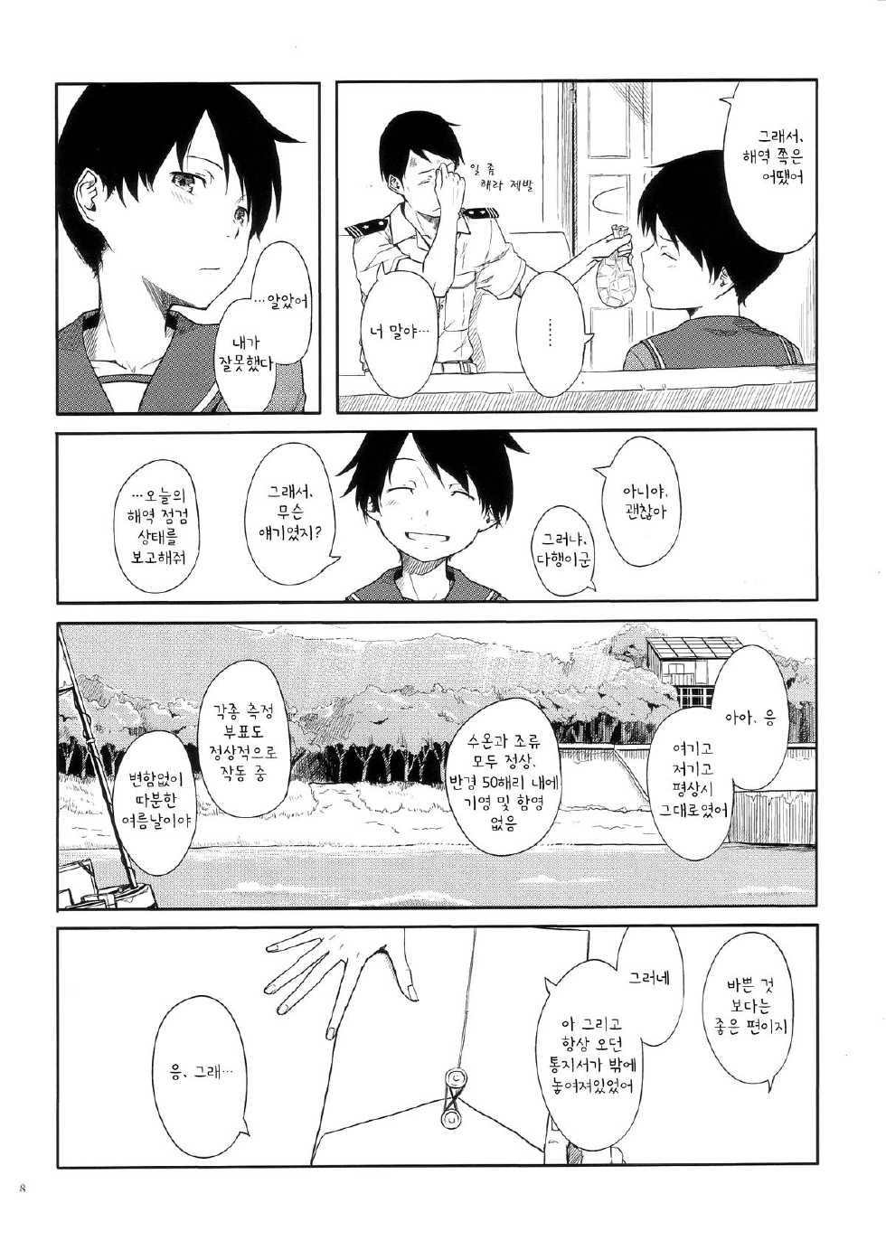 (C86) [Moment Silicon (Kahasina)] Tokonatsu Kantai (Kantai Collection -KanColle-) [Korean] - Page 8