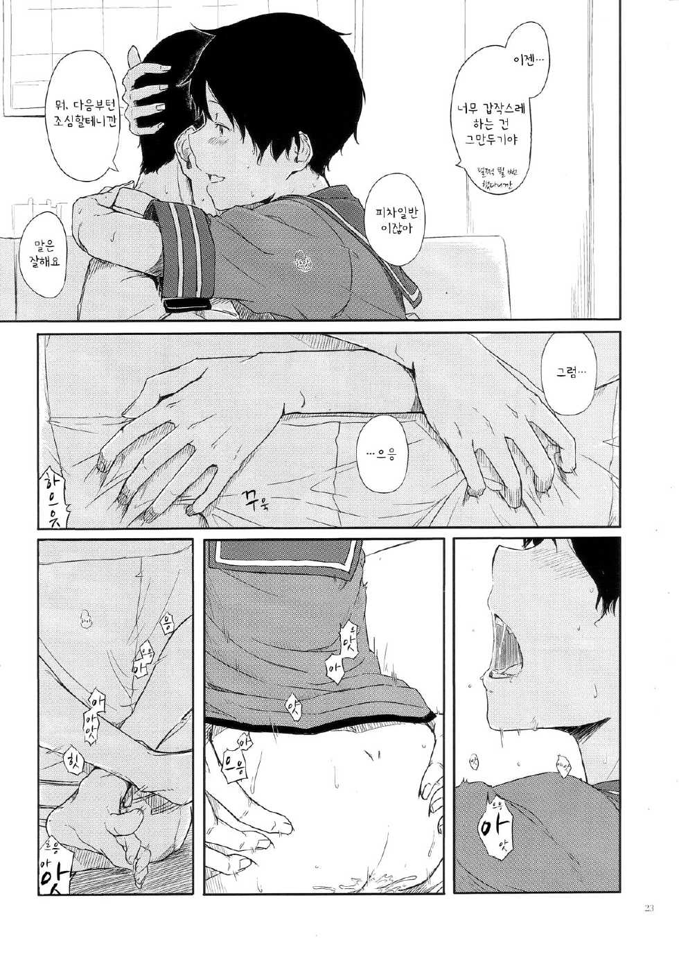 (C86) [Moment Silicon (Kahasina)] Tokonatsu Kantai (Kantai Collection -KanColle-) [Korean] - Page 23