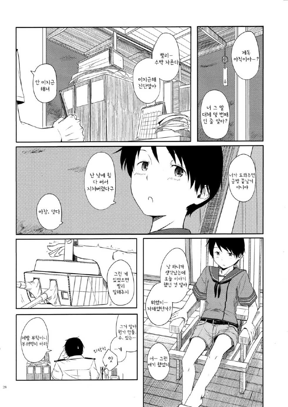 (C86) [Moment Silicon (Kahasina)] Tokonatsu Kantai (Kantai Collection -KanColle-) [Korean] - Page 28