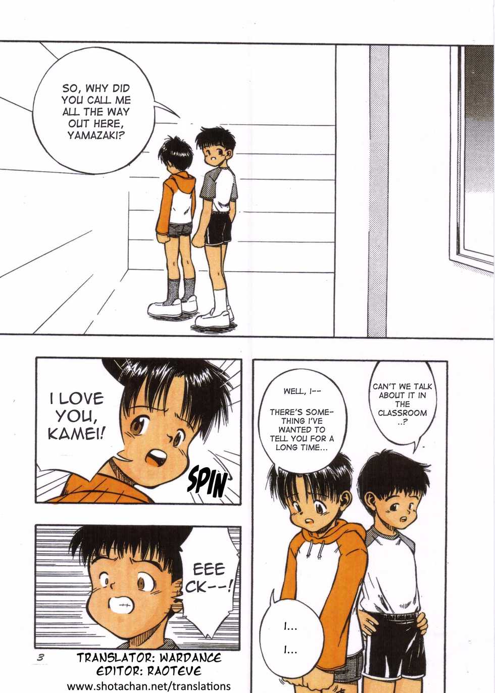 [Mascot Boy (Kamisae Ryouya)] Honto no Kotoba [English] {WarDance/Shotachan.net} [2003-05-05] - Page 3