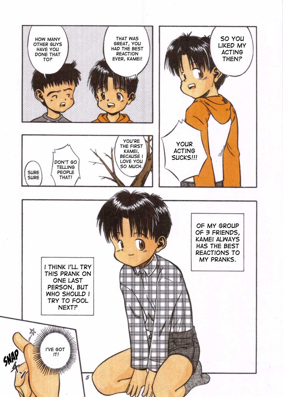[Mascot Boy (Kamisae Ryouya)] Honto no Kotoba [English] {WarDance/Shotachan.net} [2003-05-05] - Page 5