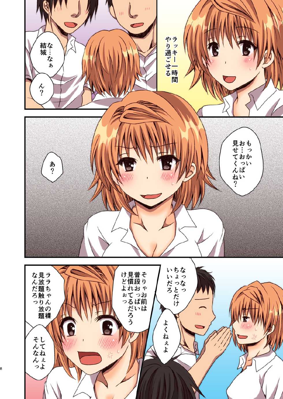 (C86) [Hyogetsu (Momonoki Fum)] Riko no Kagai Jugyou (To LOVE-Ru) - Page 8