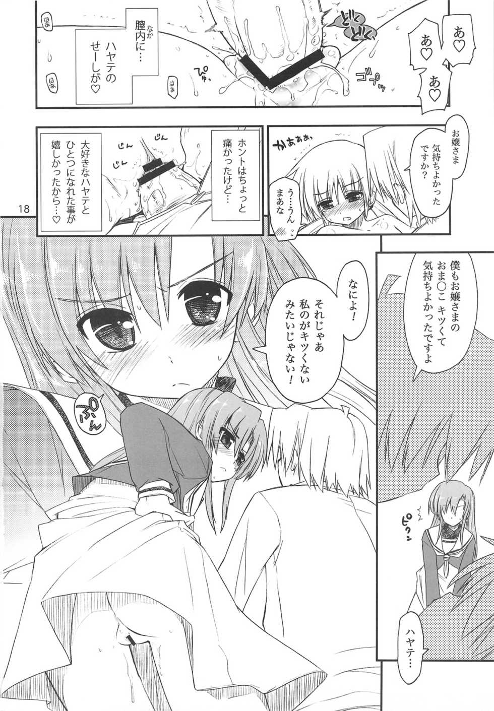 (C75) [GiriGiri Nijiiro (Kamino Ryu-ya)] Nanoda!!! + Omake (Hayate no Gotoku) - Page 17