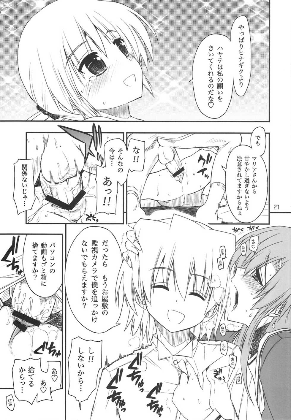 (C75) [GiriGiri Nijiiro (Kamino Ryu-ya)] Nanoda!!! + Omake (Hayate no Gotoku) - Page 20