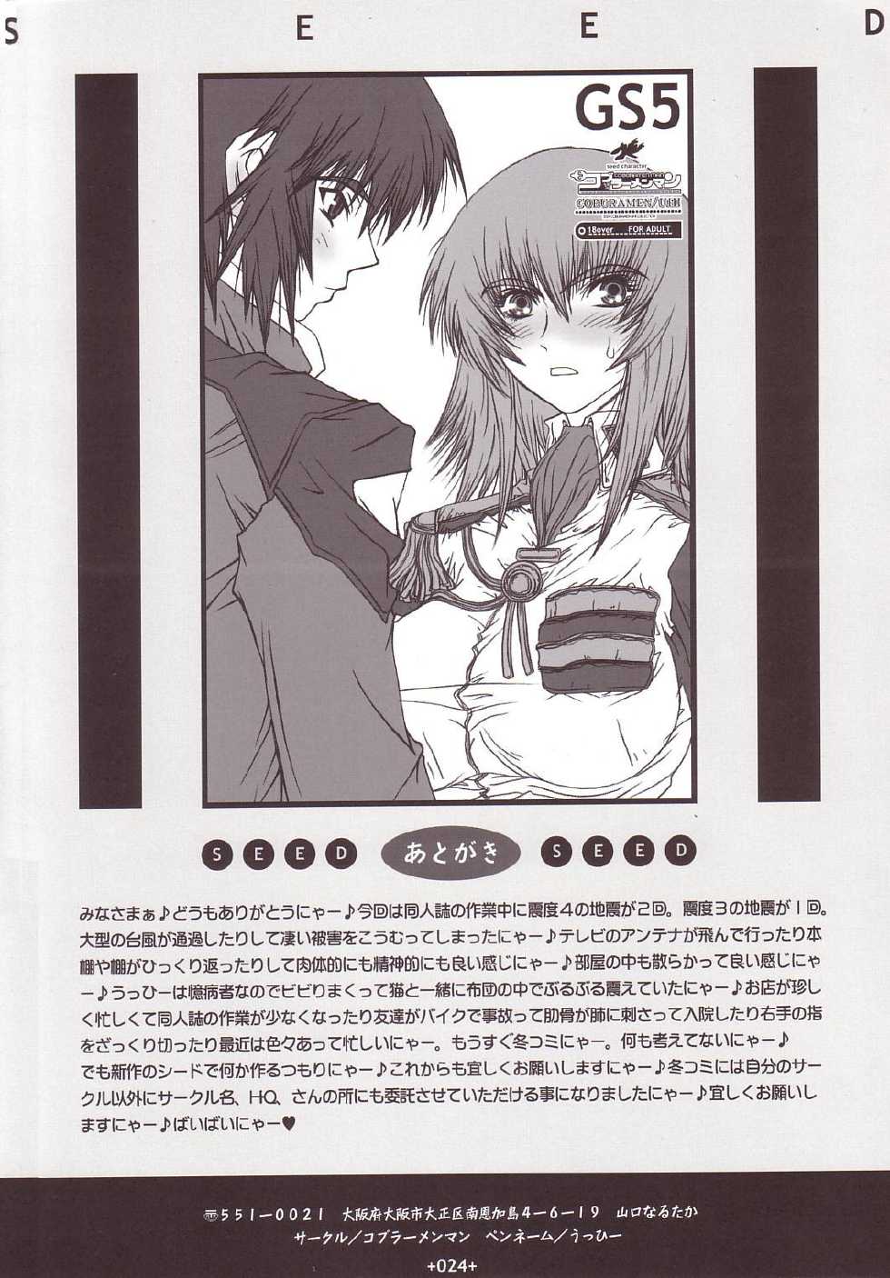(CR36) [Coburamenman (Uhhii)] GS5 (Gundam Seed) - Page 25