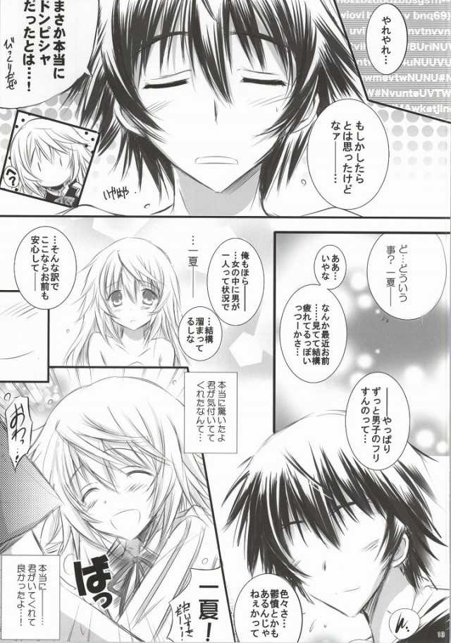 (C86) [SONIC WINTER (Tsukishima Kai)] Kimi ga Iru kara (IS <Infinite Stratos>) [Incomplete] - Page 6