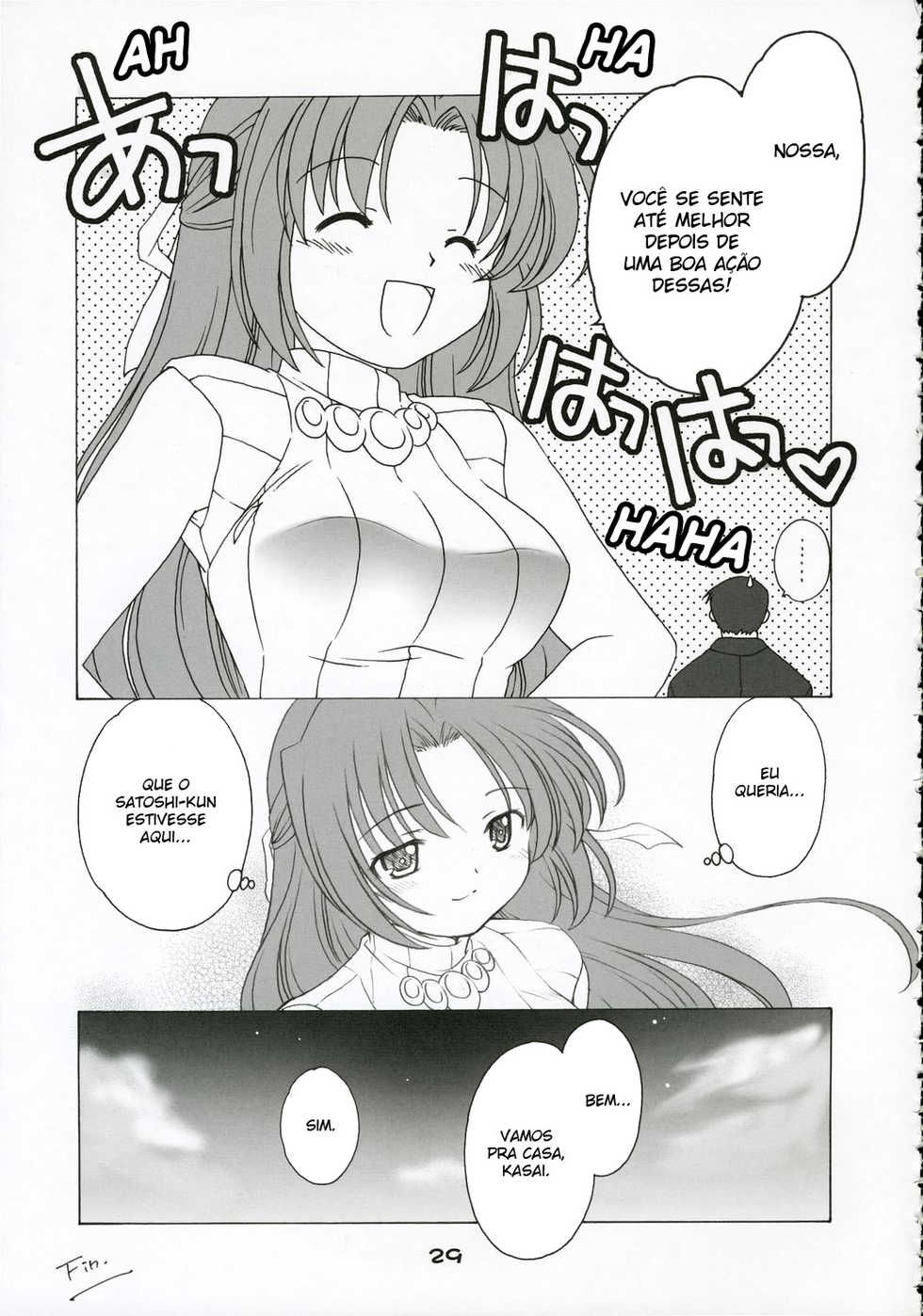 (C69) [Purin Yokochou (Ouka Sushi)] Mion Shion (Higurashi no Naku Koro ni) [Portuguese-BR] - Page 28