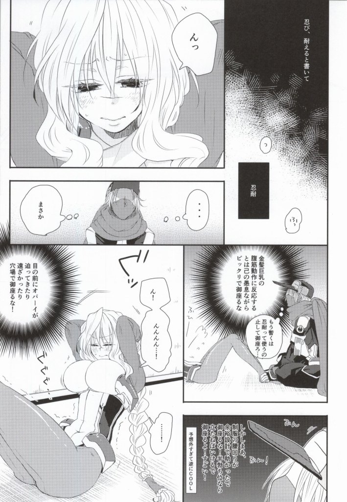 (COMIC1☆8) [Onechinchi (Onechin)] Yome ga Genryou wo Ketsui shimashite (Kyoukai Senjou no Horizon) - Page 8
