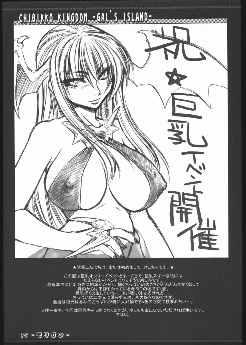 (CR35) [Chibikko Kingdom (Kekocha)] Gal's Island (NANCO x CAPCOM) - Page 14