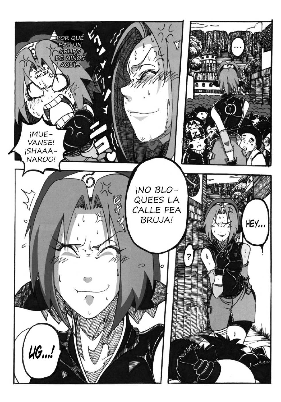(C83) [Don! Don! Don! (Kazuya)] Sakura Ranbu Den! 2 (Naruto) [Spanish] {ASH_03} - Page 3