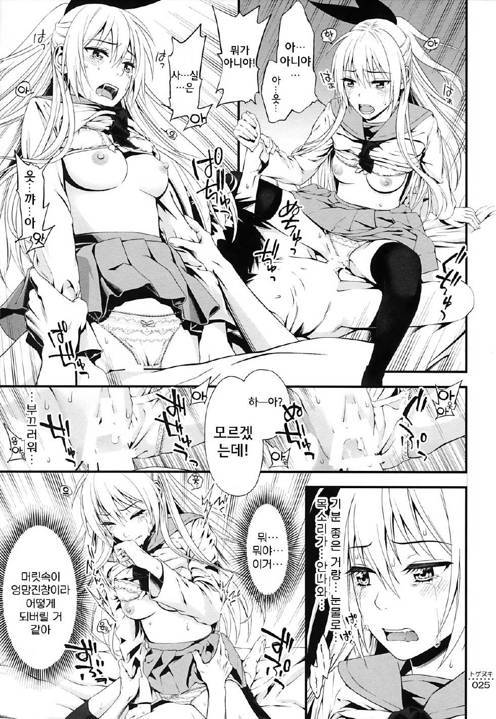 (C86) [3 Colors Corona (Suzuki Hinomi)] Togenuki (Nisekoi) [Korean] {Liberty-Library} - Page 25