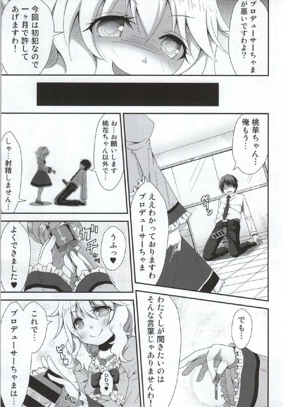 (C86) [Azure (Kagono Tori)] Ojou-chama no Shasei Kanri (THE IDOLM@STER CINDERELLA GIRLS) - Page 8