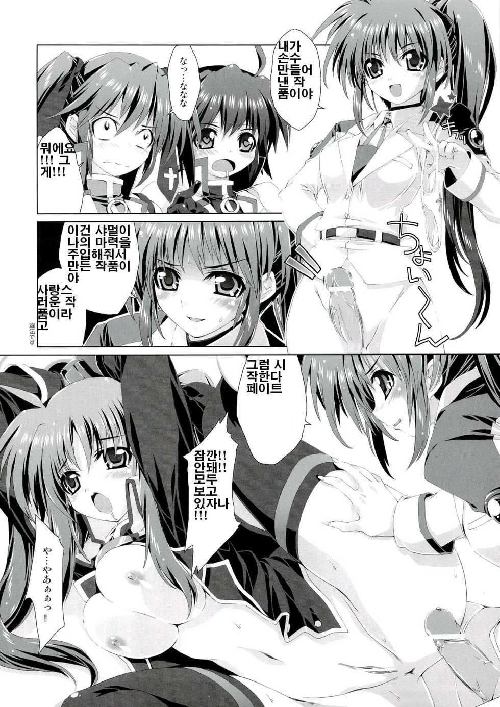 (C74) [Magic Private Eye (Mitsuki Mantarou)] Mahou Shoujo 4 (Mahou Shoujo Lyrical Nanoha) [Korean] - Page 10