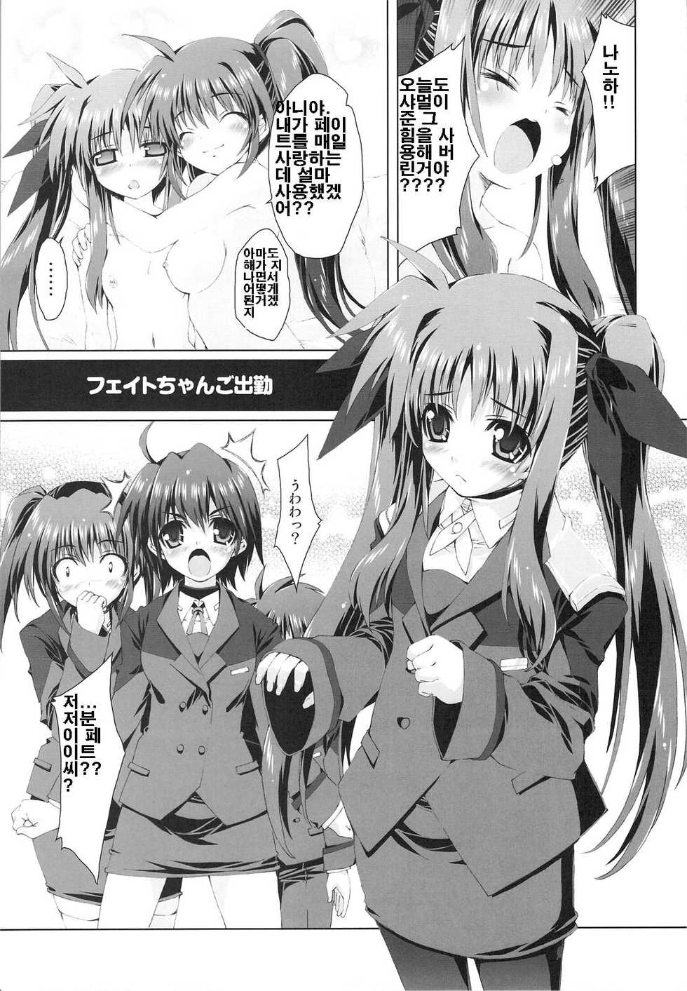 (C75) [Magic Private Eye (Mitsuki Mantarou)] Mahou Shoujo 5 (Mahou Shoujo Lyrical Nanoha) [Korean] - Page 8