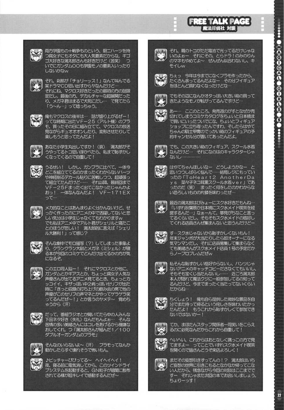 (C75) [Magic Private Eye (Mitsuki Mantarou)] Mahou Shoujo 5 (Mahou Shoujo Lyrical Nanoha) [Korean] - Page 21