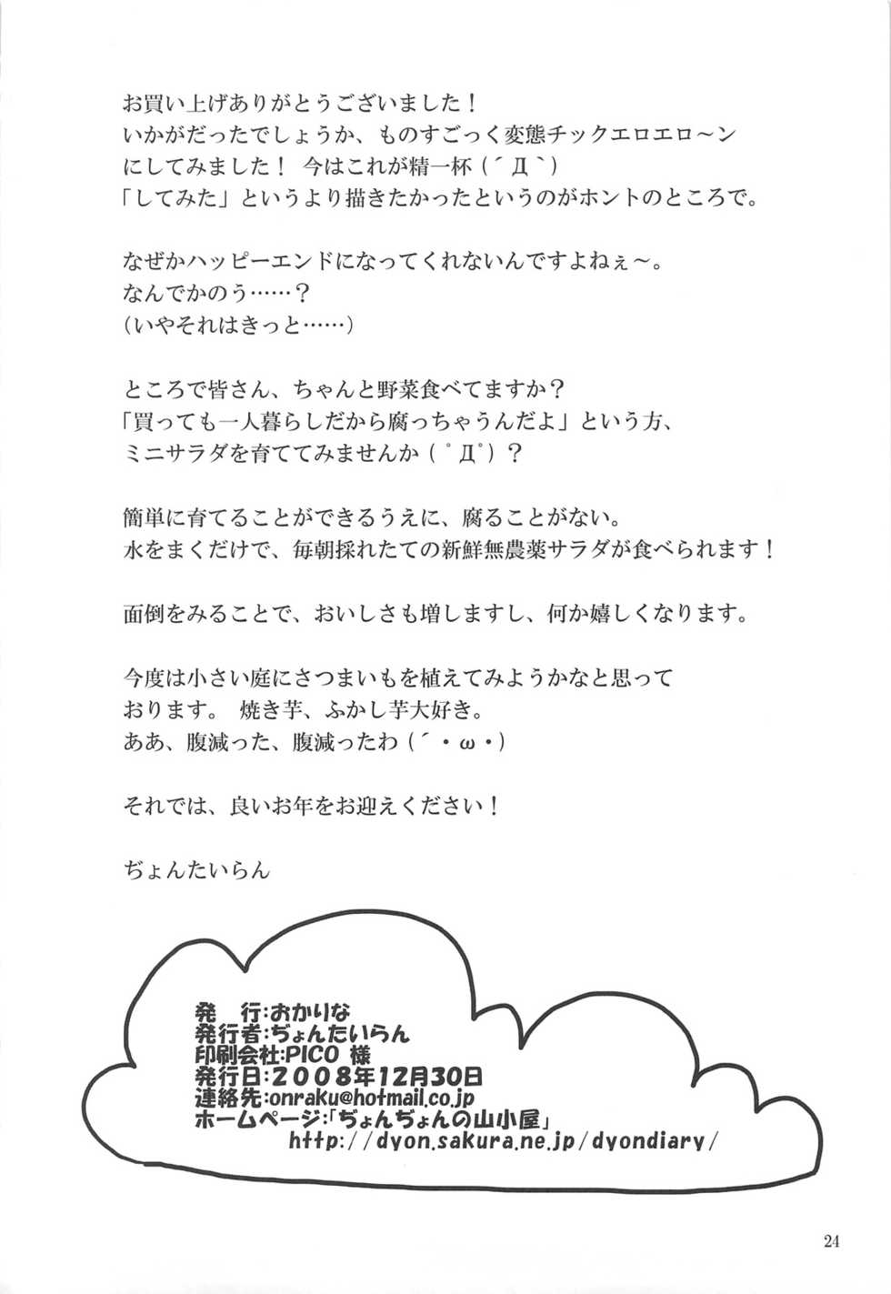 (C75) [Ocarina (Dyontairan)] Cowaremono #10 - Page 25