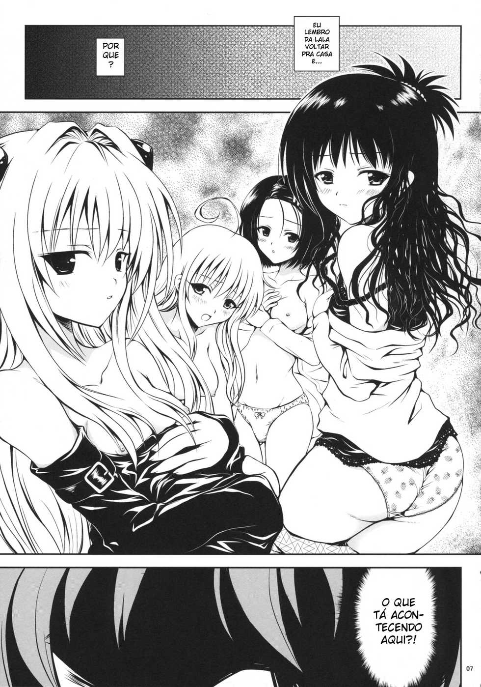 (C74) [Shiawase Kanmiryou (Yuki Tomoshi)] Try LOVE-ru (To LOVE-Ru) [Portuguese-BR] - Page 6