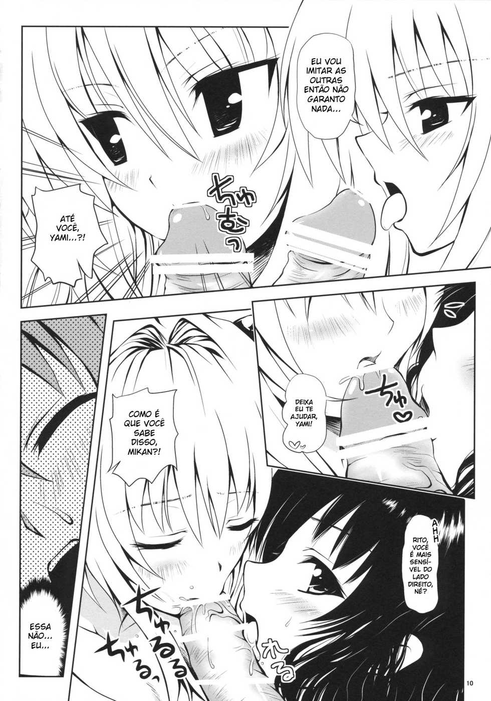 (C74) [Shiawase Kanmiryou (Yuki Tomoshi)] Try LOVE-ru (To LOVE-Ru) [Portuguese-BR] - Page 9