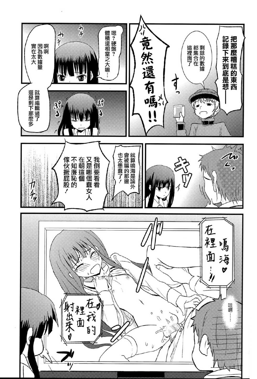 (C81) [crossray (Oomori Makoto)] Gigolo (Heaven's Memo Pad) [Chinese] {岂可肖} - Page 22