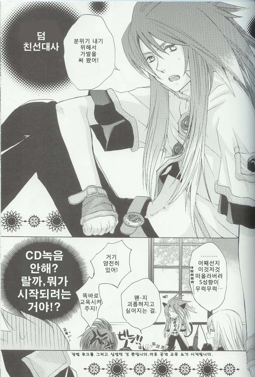(C71) [Funyamafu (Sakazuki Ran)] Itsumo Miteita Sora no Hanashi (Tales of the Abyss) [Korean] - Page 18