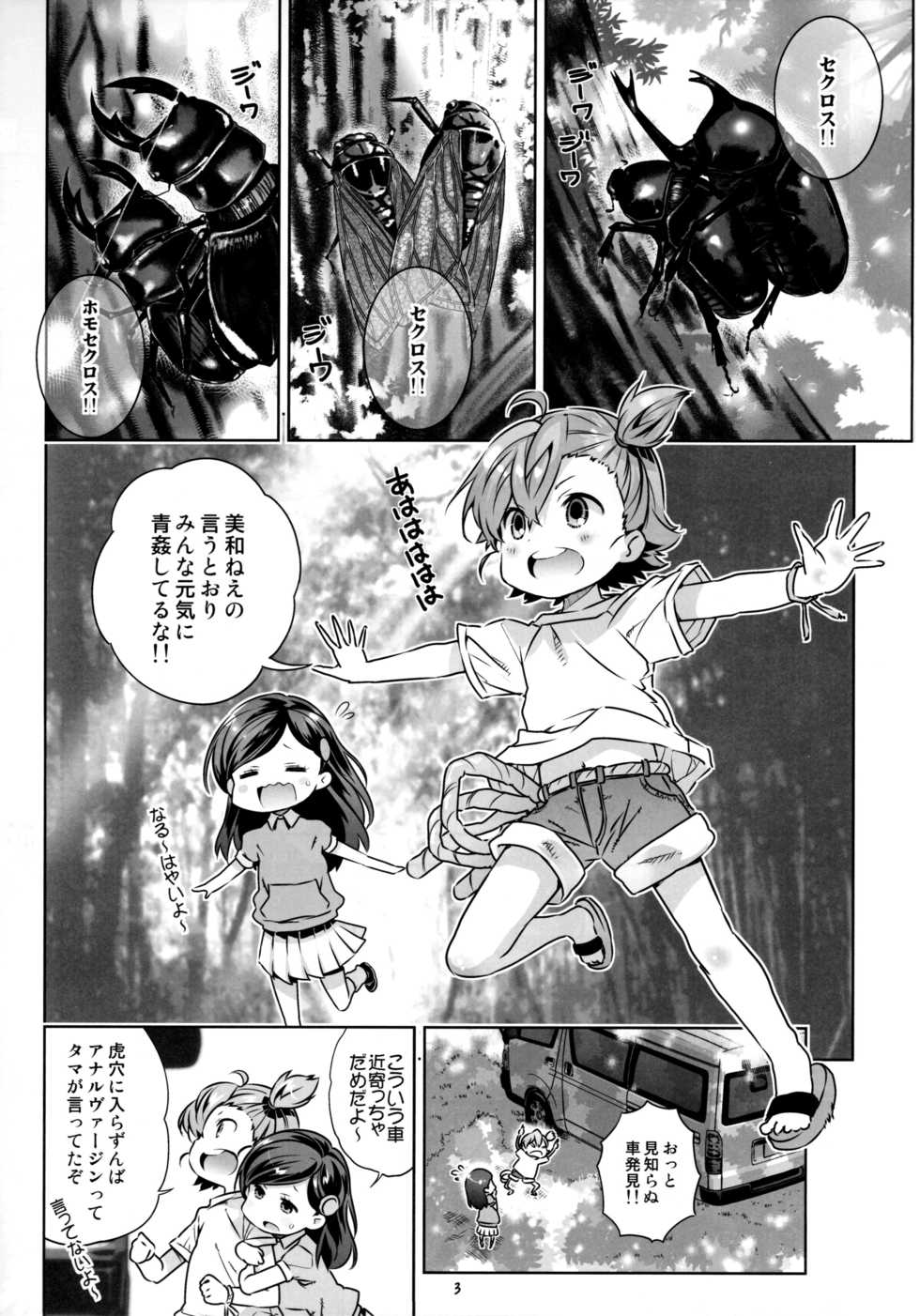 (C86) [Byousatsu Tanukidan (Saeki Tatsuya)] Marakamon (Barakamon) - Page 2