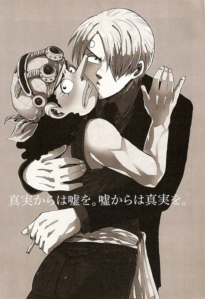 [GOMIX! (Yoisho53)] Shinjitsu Karawa Uso o. Uso Karawa Shinjitsu o. (One Piece) - Page 4
