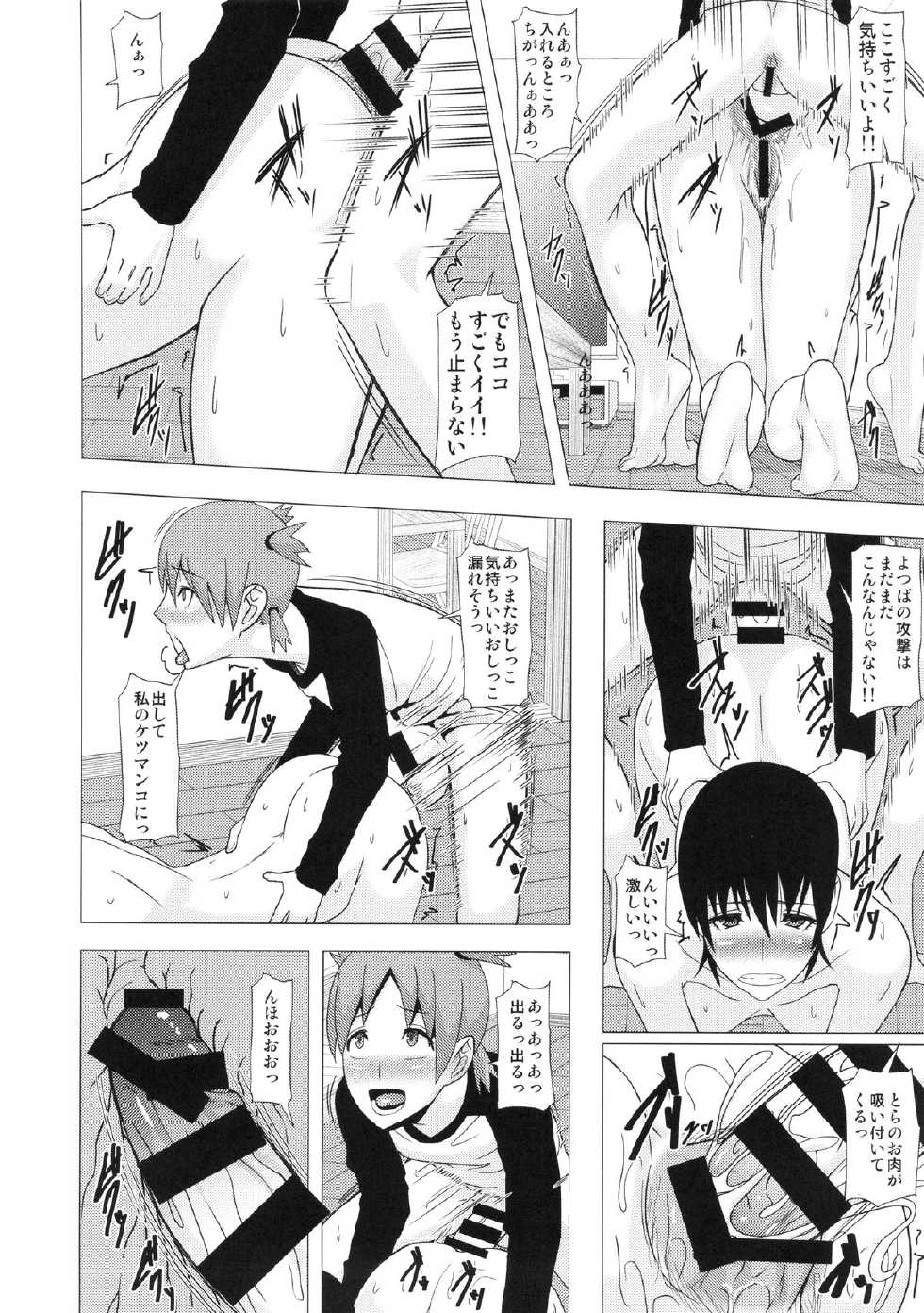 (Futaket 10.5) [Pollinosis (Shinkuu Tatsuya)] REDLEVEL14 (Yotsubato!) - Page 13